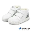 【MOONSTAR 月星】童鞋地表最強護足穩步機能鞋(白)
