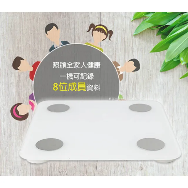 【KINYO】健康管家藍牙體重計/健康秤/家用體脂計/12項健康管理數據APP-二入組(DS-6591)