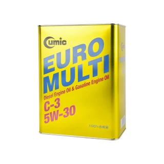 【CUMIC】庫克機油 EURO MULTI C3 5W-30 100%合成油(汽柴油適用)