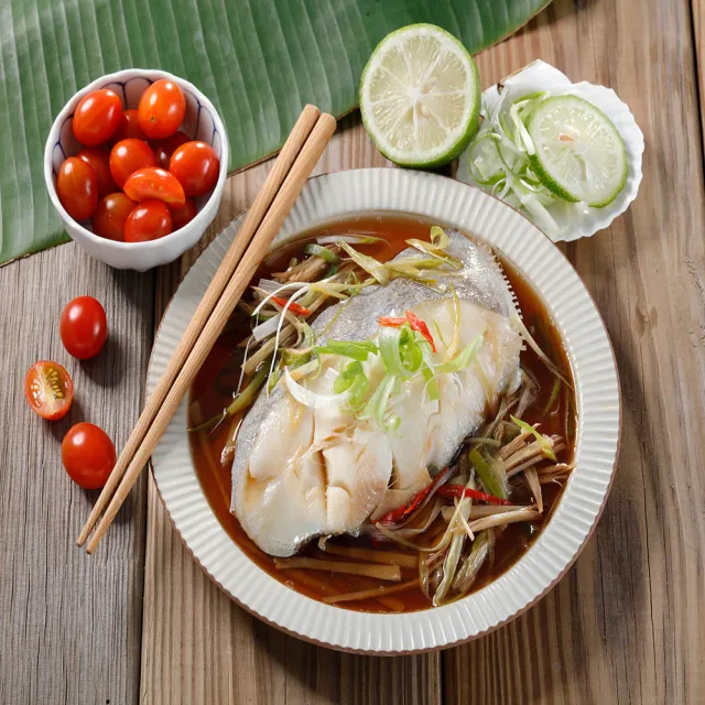 【華得水產】格陵蘭比目魚厚切片8片組(210g/片-2片包裝/無肚洞-共4包)