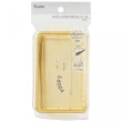 【小禮堂】Disney 迪士尼 小熊維尼 日本製 奶油塊保鮮盒 附叉 《黃仰頭款》(平輸品)