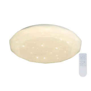 【Honey Comb】星鑽LED36W遙控調光調色臥室吸頂燈(V3943C36)