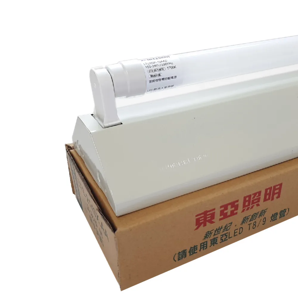 【東亞】LTS2143XEA LED 10W 2尺 1燈 6500K 白光 全電壓 山型日光燈 _ TO430305