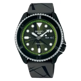 【SEIKO 精工】5 Sports航海王ONE PIECE聯名腕錶－香吉士(SRPH69K1/4R36-11Z0Y)