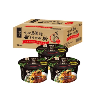 【金博家】蔥蔥回魂泡麵12入/箱(五辛素)