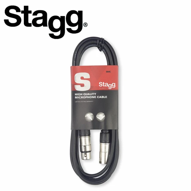 【STAGG 史提格】STAGG SMC3 C對C 3M麥克風線(原廠公司貨 商品保固有保障)