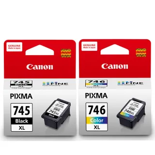 【Canon】PG-745XL+CL-746XL 原廠組合包墨水