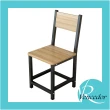 【VENCEDOR】簡約現代風 電腦椅 組合方管鋼構椅(餐桌 椅凳 椅 書桌椅 餐桌椅 木椅 休閒椅-1入)
