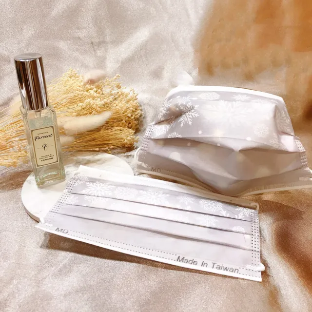 【Treasure Mask 無藏生醫】銀色雪花 / 成人醫療口罩5入裝×4入組(設計口罩/彩色口罩)