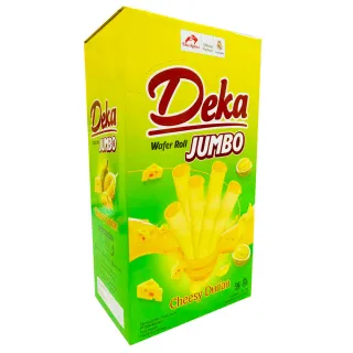 【Deka】Deka起司榴槤雪茄威化捲三入組(奶素320g*3)