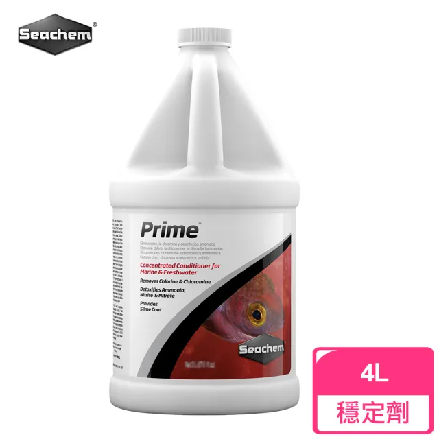 【Seachem 西肯】除氯氨水質穩定劑4L