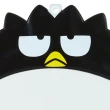 【小禮堂】酷企鵝 塑膠大圓扇保護套 透明扇套 圓相框 扇套 《黑 演唱會粉絲收納》
