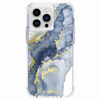 【CASE-MATE】iPhone 13 Pro 6.1吋 個性防摔殼 - 深藍大理石