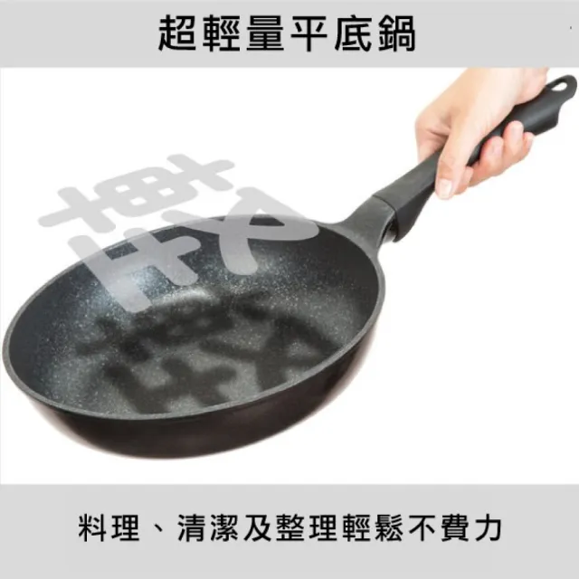 【NITORI 宜得利家居】瓦斯用超輕量加深型平底鍋 不沾鍋 KARUFURA3 20CM(平底鍋 超輕量)
