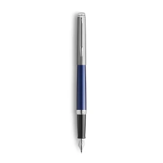 【WATERMAN】新 雋雅21 藍桿鋼蓋 F尖 鋼筆 法國製(HEMISPHERE)