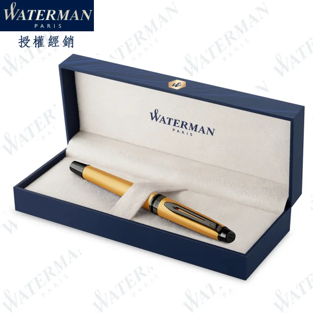 【WATERMAN】新權威系列 金色 F尖 鋼筆 法國製(EXPERT)