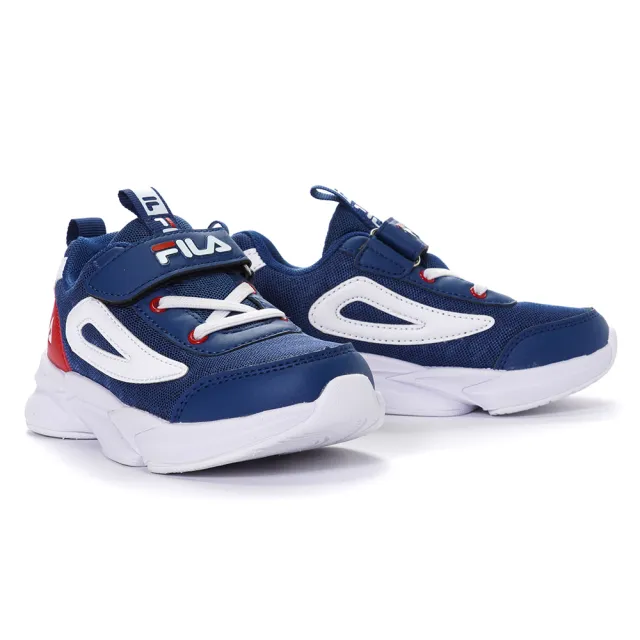 【FILA】輕量慢跑鞋 童鞋 兒童運動鞋(2-J823V-011/2-J823V-311/2-J823V-511/2-J823V-661 四色任選)