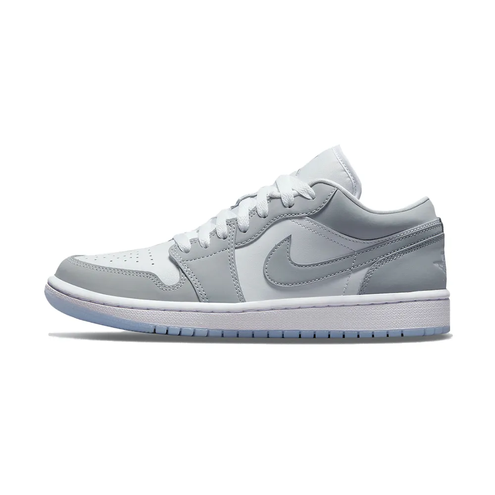 【NIKE 耐吉】W Air Jordan 1 Low 男女 休閒鞋 White Wolf Grey 灰白 DC0774-105(小Dior AJ1 低筒)