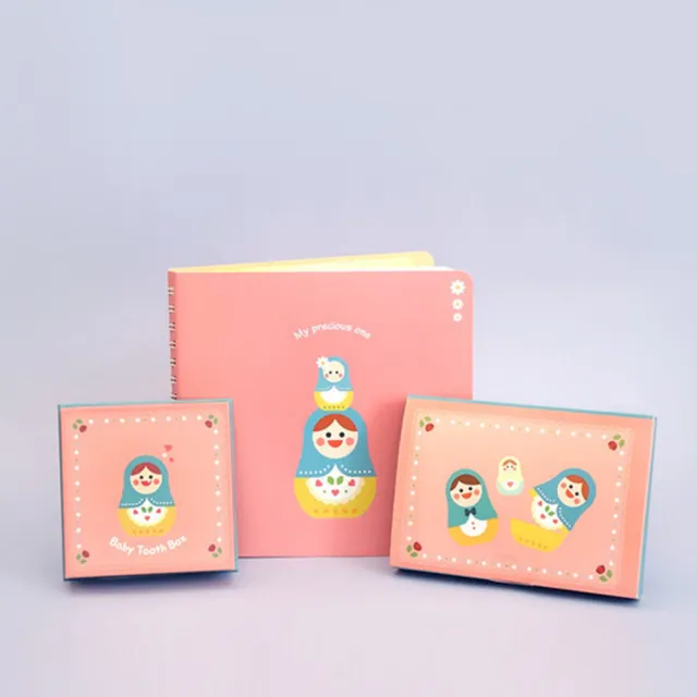 【韓國mellow】乳牙故事收藏盒-俄羅斯娃娃(現貨＋預購/紀錄成長過程)