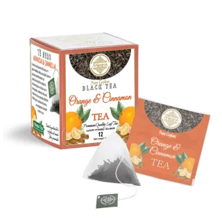 【MlesnA  曼斯納】甜橙肉桂紅茶 Orange & Cinnamon Tea(12入/盒)