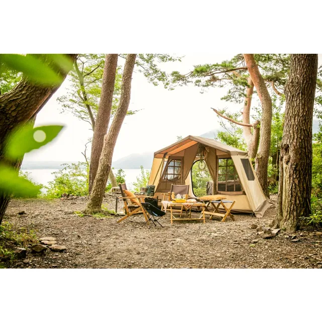 Ogawa - OwnerLodge Type52R TC 復古格紋窗屋型帳TC棉款小川帳