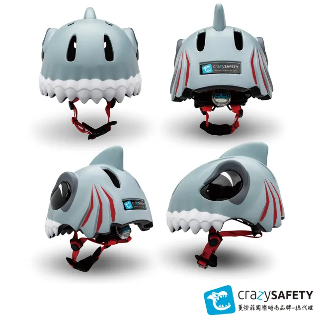 【crazysafety 瘋狂安全帽】丹麥品牌/3D安全帽S碼/學步帽/兒童護具(平衡車/滑步車/自行車/直排輪/滑板車)