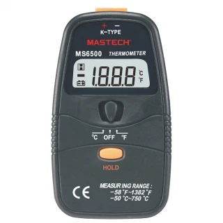 【MASTECH 邁世】數位溫度計 -50℃〜750℃(MS6500)
