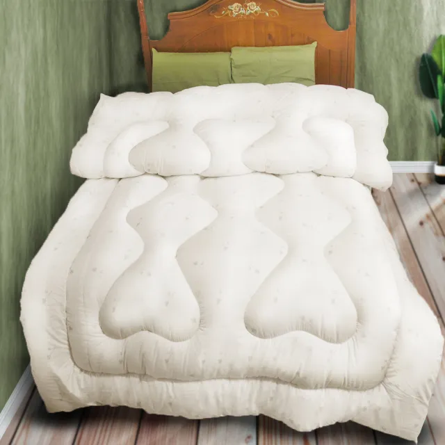 【BEARBED 熊棉】恆溫透氣保暖羊毛被(\原“LOHAS樂活家居”/台灣製造/雙人6X7尺/2.4KG/保暖/棉被)