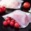 【食品防漏】EVA多尺寸環保食品保鮮袋-6件組(密封袋 食物袋 收納袋 夾鏈袋 自封袋 食品袋 野餐袋 零食袋)
