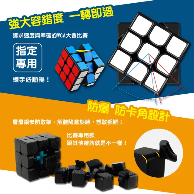 【Jo Go Wu】專業級比賽專用魔術方塊-三階(WCA世界魔方協會專用)