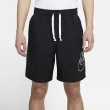 【NIKE 耐吉】短褲 Alumni Woven Shorts 男款 NSW 運動休閒 膝上 口袋 大Logo 黑 白(DB3811-010)