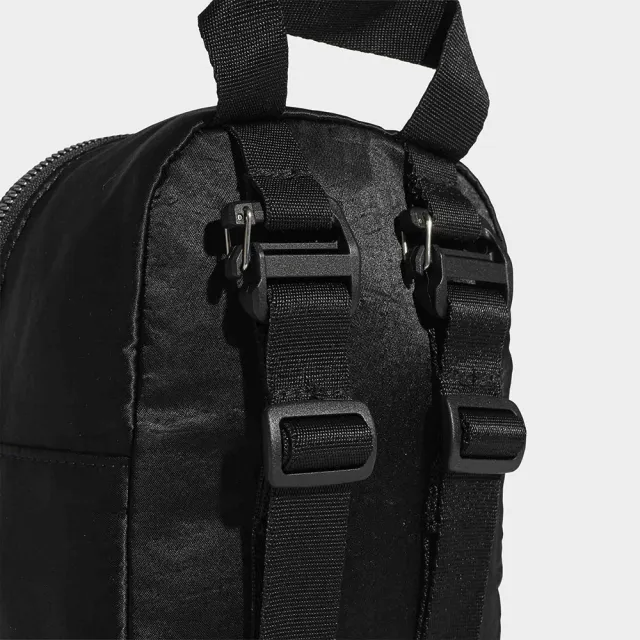 【adidas 愛迪達】BP MINI 迷你後背包 黑色 尼龍(GD1642)