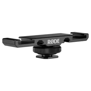 【RODE】DCS-1 雙冷靴轉接支架(公司貨 一分二冷靴支架 RDDCS1 可同時安裝兩台麥克風)