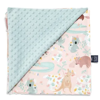 【La Millou】單面豆豆巧柔毯(澳洲森友會-粉底-煙燻香草綠-四季毯寶寶毯嬰兒毯)