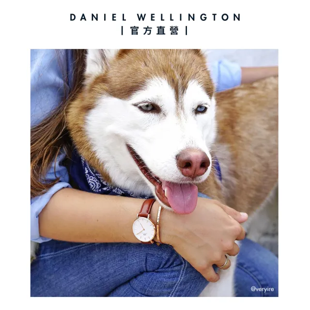 【Daniel Wellington】DW 手錶 Petite St Mawes 28mm棕色真皮皮革錶(兩色 DW00100231)