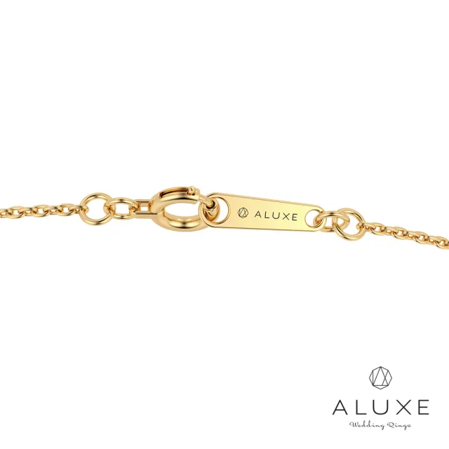 【ALUXE 亞立詩】10K金 鑽石項鍊 心之所屬 心形 NN0002
