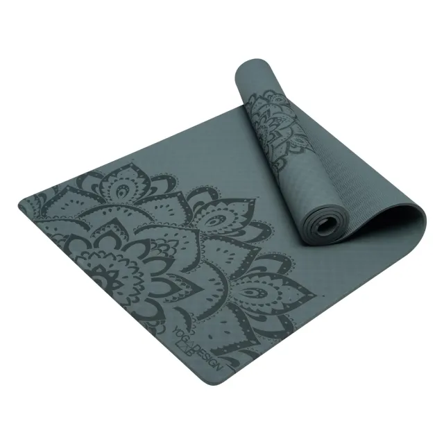 【Yoga Design Lab】Flow Mat TPE環保瑜珈墊 6mm - Charcoal(TPE瑜珈墊)
