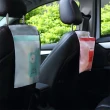 【Dagebeno荷生活】車用黏貼式垃圾袋 無痕膠條防水不滲漏(1袋15入 顏色隨機)