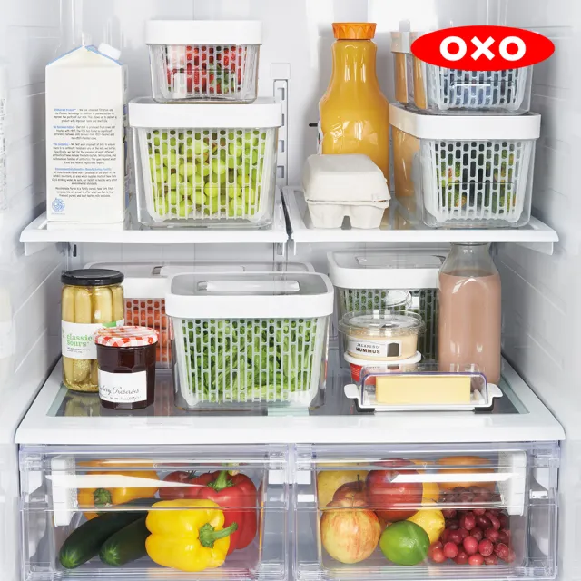 【美國OXO】蔬果活性碳長效保鮮盒-4.7L