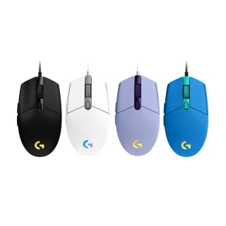 【Logitech G】G102 炫彩遊戲有線滑鼠