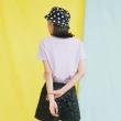 【Dailo】濃縮自己咖啡印花棉T-女短袖上衣 印花 紫 綠  粉(三色/魅力商品/版型合身)