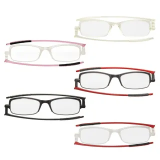 【I.L.K.】Flat glass 日本時尚薄型摺疊老花眼鏡(共5色)