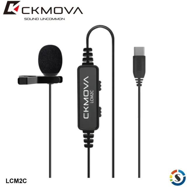 【CKMOVA】全向電容式領夾麥克風 LCM2C Type-C(勝興公司貨)