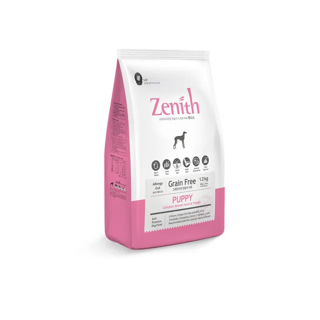 【ZENITH 先利時】頂級無榖幼母犬軟飼料1.2KG(幼犬飼料、狗飼料、軟飼料)