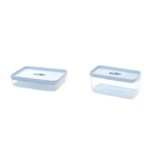 【聆翔】抗菌保鮮盒1000/1400ML(瀝水保鮮盒 冷凍保鮮 多種組合 密封盒 保鮮盒 冰箱收納)