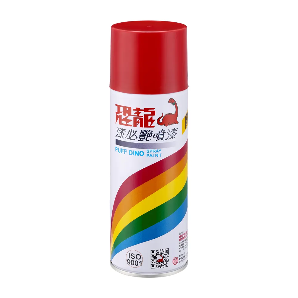 【PUFF DINO 恐龍】漆必艷噴漆400ml-ㄧ般色(恐龍噴漆/自動噴漆)