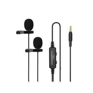 【CKMOVA】全向電容式雙頭領夾式麥克風 LCM2D 3.5mm