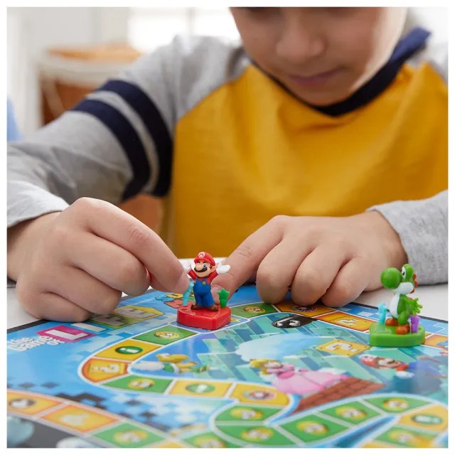 【Hasbro Gaming 孩之寶桌遊】Games-生命之旅超級瑪利歐遊戲組 中英文版 E9488(兒童益智遊戲/益智桌遊)