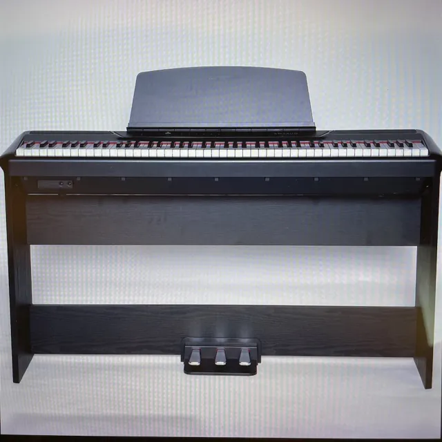 【Flykeys】P60 88鍵 電鋼琴(真實重量琴鍵 德國平台鋼琴音色 整組含琴架三踏板)