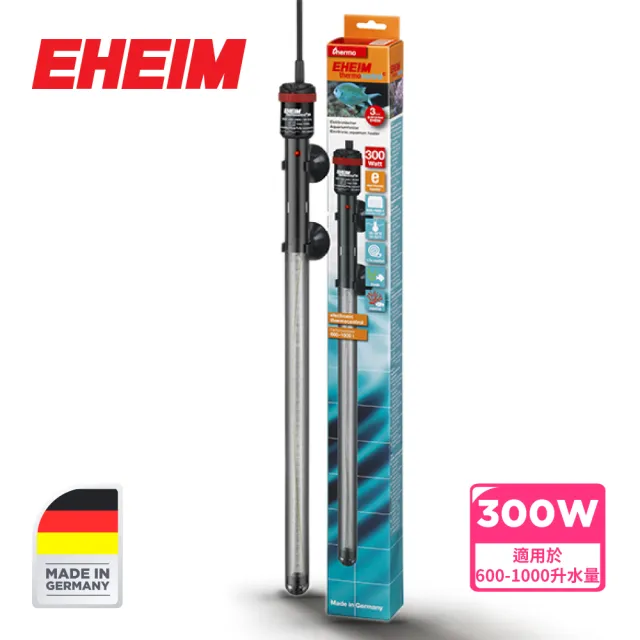 【EHEIM 伊罕】e-control 電子控制加溫管 300W(水族 魚缸 加溫管 加溫棒 溫度控制器)